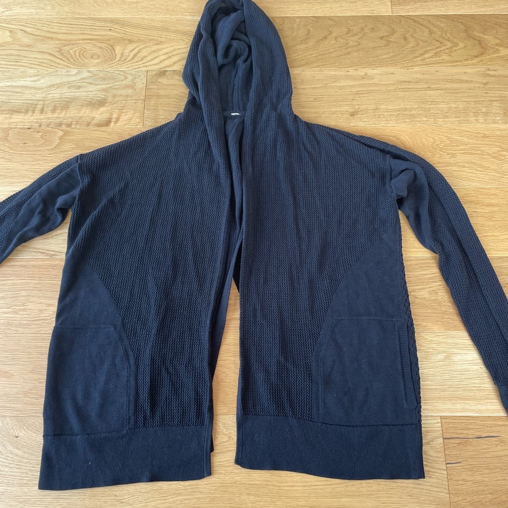 Lululemon open back hooded cardigan